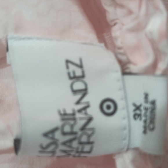 NWT boho Discontinued Lisa Marie Hernandez Dress 3X off shoulders NWT 💯 cotton - Picture 7 of 7